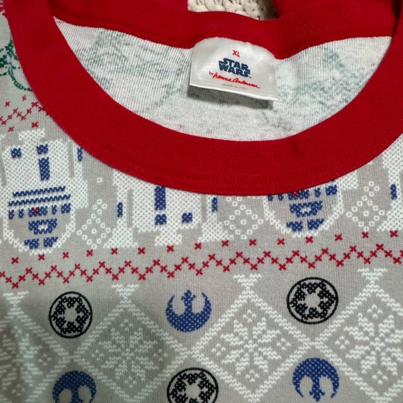 Adult Hanna Andersson Star Wars Christmas long John pajamas - Picture 2 of 3